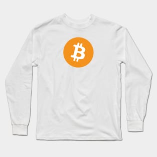 Bitcoin Logo | Crypto Currency Long Sleeve T-Shirt